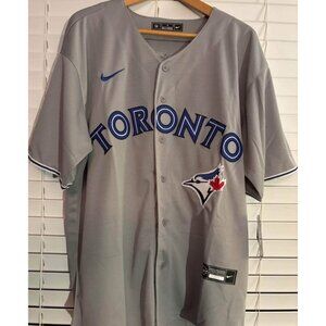 MLB Toronto Blue Jays Vladimir Guerrero Jr #27 Sewn Jersey 2XL Gray Nike NWT